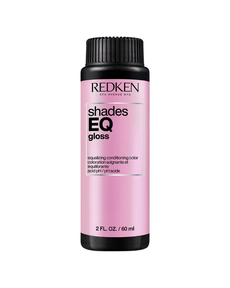 Bottle of Redken Shades EQ Gloss demi-permanent hair color